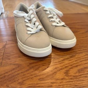 Tan sneakers